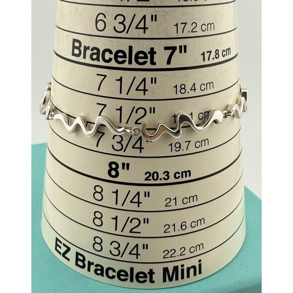 Tiffany & Co. Frank Gehry Equus Link Bracelet Sterling Silver Sculptural Design - Picture 4 of 7